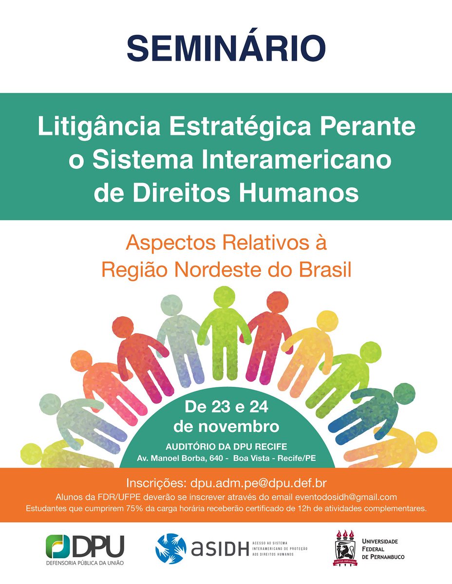 dpuoficial's tweet photo. DPU e UFPE debatem litigância no Sistema Interamericano de Direitos Humanos https://t.co/lyTNI9GCI3 https://t.co/64yxL2K8rp