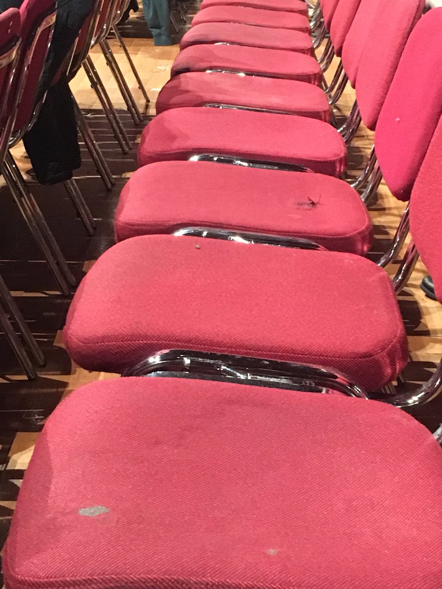 sassmunch's tweet photo. Nice seats!!! @prestguildhall @blogpreston 🤢🤢🤢🤢🤢 https://t.co/yuiVj85qYS