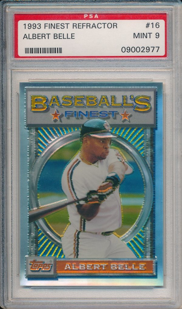 ThePitCards's tweet photo. ALBERT BELLE
#EagleScout #LSU #Indians
#1993Topps #FinestRefractor #PSA9
We BUY @$36 ↓4
We SELL@$58 ↓18
Best eBay BIN Price $84
#PitBeatsEbay
https://t.co/SEzwI2buCL https://t.co/sC8CkTr7L5