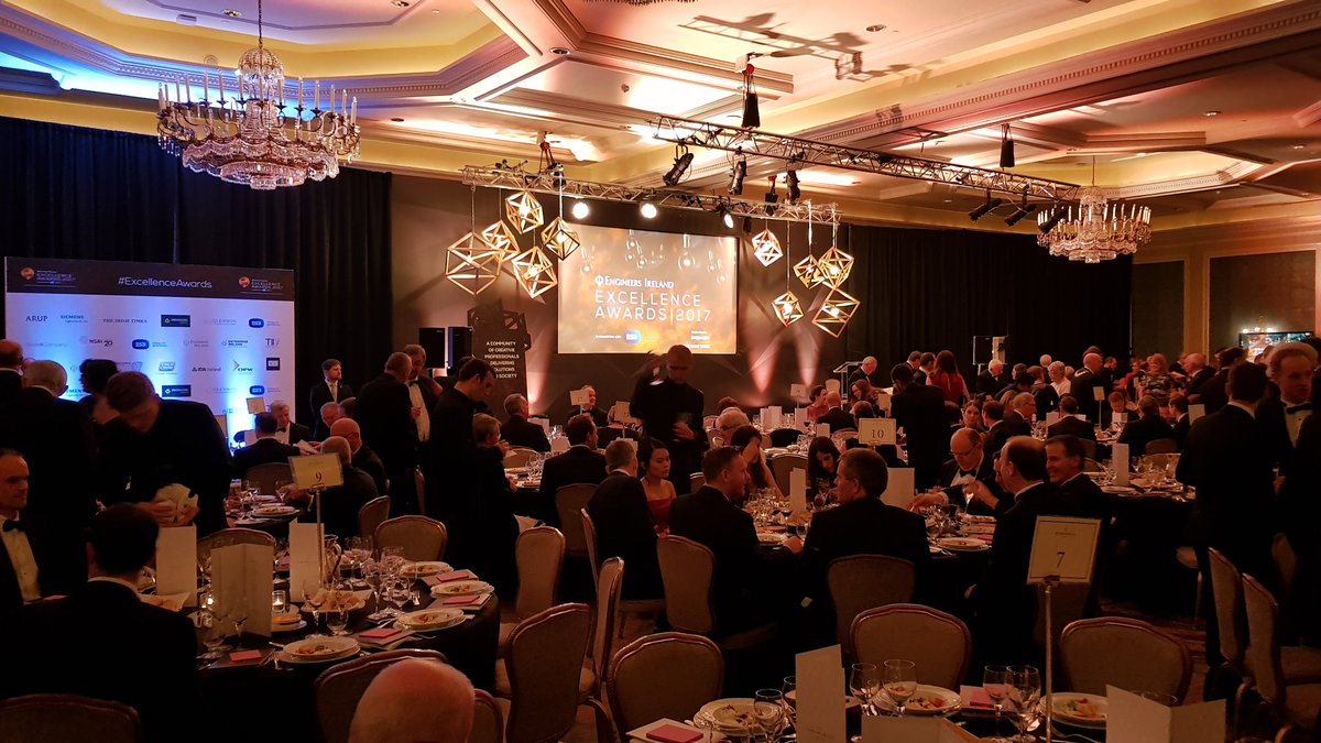 EngineerIreland's tweet photo. The room is filling up at the @InterConDublin for tonight's #ExcellenceAwards which provide an opportunity to showcase and celebrate the invaluable contribution the engineering profession makes to society https://t.co/aNQbkDRAXd