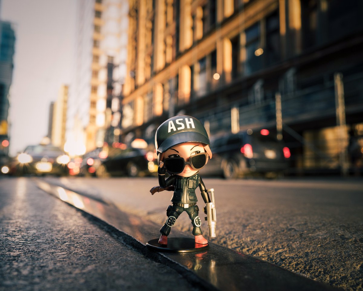 UbisoftCanada's tweet photo. Just chilling in the 6ix with the @Rainbow6Game Chibis. Thanks @jamaalism for the pics &amp; check out his instagram for more > https://t.co/J7xGMu16Wt https://t.co/Fhk4btxbTz