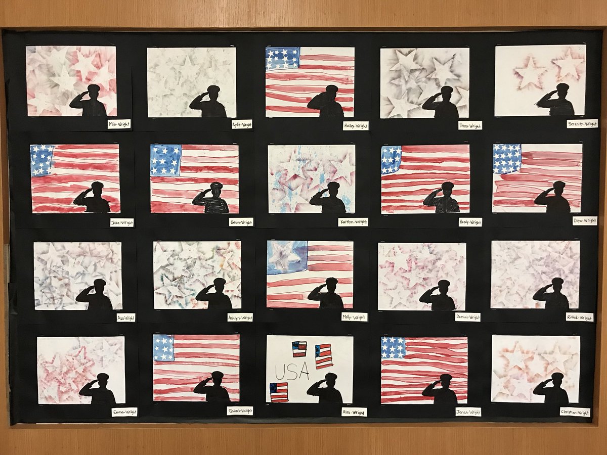 wrightinkeller's tweet photo. Veteran’s Day performance and artwork! #VeteransDay #ThankYouForYourService @RidgeviewKISD https://t.co/Vaj5fc55Hm