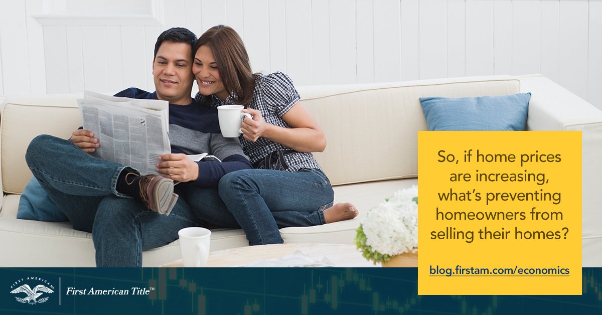 So, if home prices are increasing, what's preventing #homeowners from selling their homes? #RealEstate firstam.us/2zyc8le