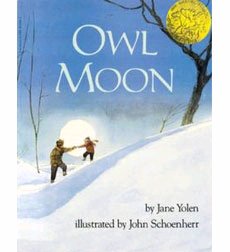 reading_withhan's tweet photo. Owl Moon by Jane Yolen is this week's #bookoftheweek! Great resource to use with a writing lesson about the five senses and descriptive writing!  👀👂🖐️👃👄#slis325 https://t.co/SDvmQ37O1n