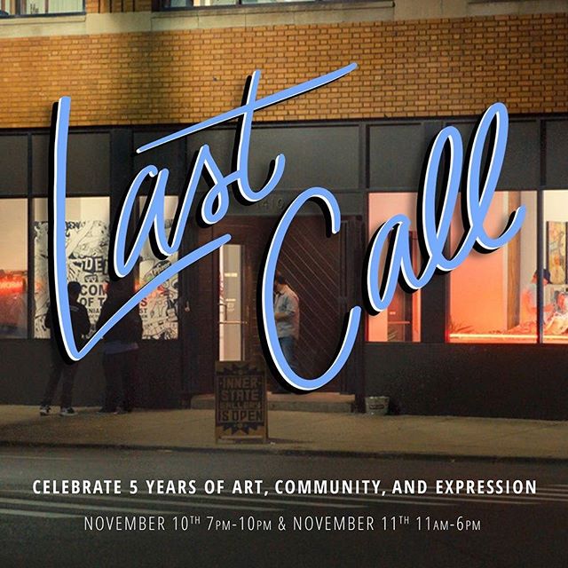 inner_state's tweet photo. We hope to see you come through for our final show tonight! #innerstate #innerstategallery #lastcall #bye #byebye #cestlavie #seeyou #saying https://t.co/iVtkTEMPzh