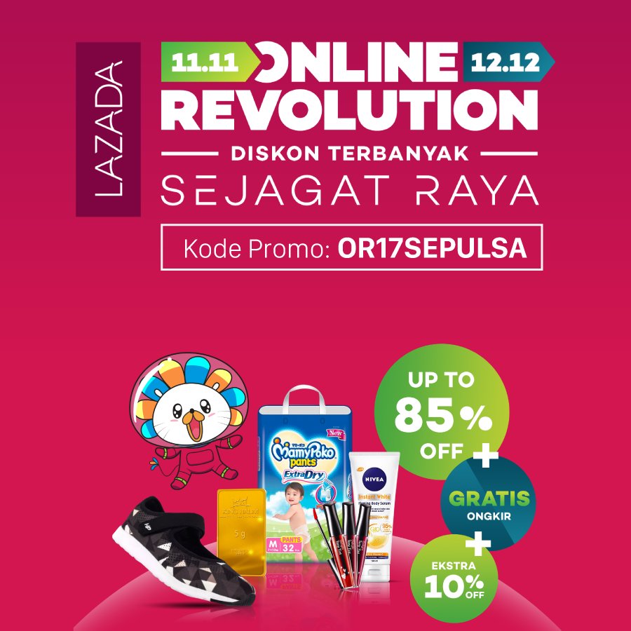 sepulsa_id's tweet photo. Mau hemat belanja di @lazadaID ? banyak keuntungan diskonnya!  Pakai kode promo OR17SEPULSA. Promo berlaku sampai 12 Desember 2017 yaa #Sepulsa #promolazada #kodepromolazada https://t.co/FFHA0CHOVL