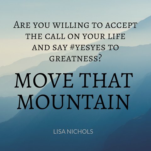MotivatingMass's tweet photo. Begin to move that mountain - one rock at a time! Join me for my free 90 minute training- https://t.co/rZpsZexe8E #IAMOR #yesyes https://t.co/SFH70XUxRY