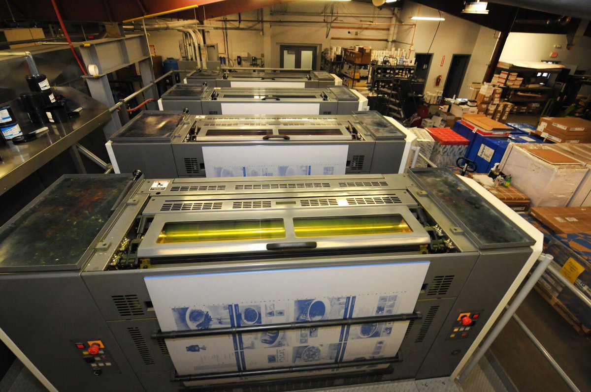 FP_Maine's tweet photo. View from the top. 👀 #cmyk #plates #ink #offsetprinting #chooseprint https://t.co/UvHCJwgDyO