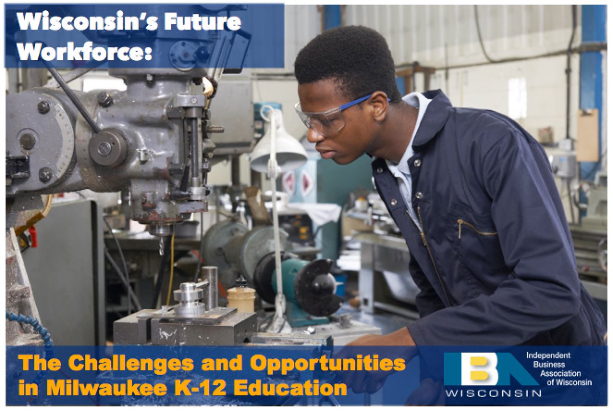 IbawOffice's tweet photo. Friday, Nov 17th @IbawOffice we tackle the hard issue of Milwaukee's educational system and what it means to the #WIManufacturing sector. Join us! INFO: https://t.co/HVzi9d2GpL https://t.co/a7iuVv8NRe