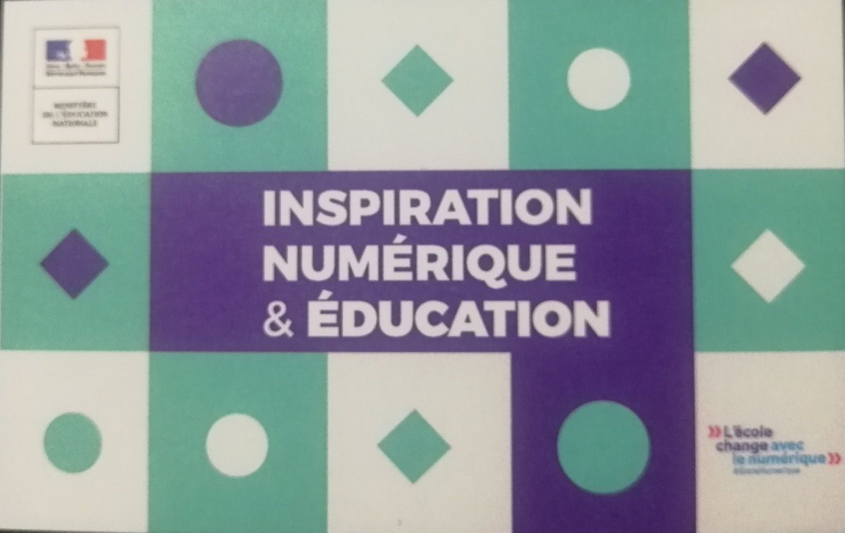 ePerdir's tweet photo. #EcoleNumerique a découvert une nouvelle source d'inspiration... Pour en savoir plus retrouvez-nous à #EducatecTice pour y découvrir #inspirnum cc @Edu_Num https://t.co/sSV3PHo6E3