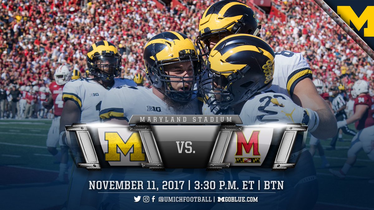 Michigan Football On Twitter Two Hours Maryland