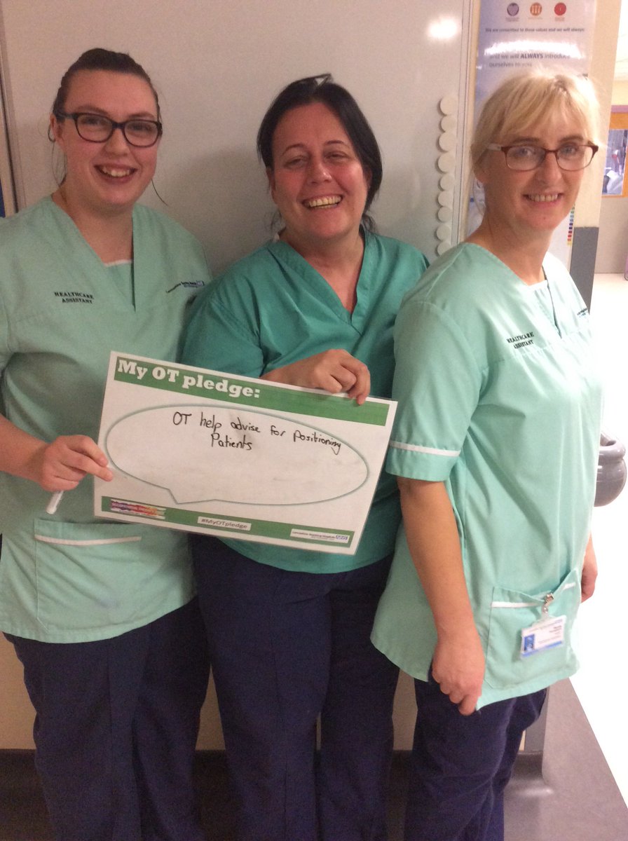 team_strokeCDGH's tweet photo. Rookwood B @LancsHospitals #OTWeek2017 #myOTpledge https://t.co/s0TXsrkRjL