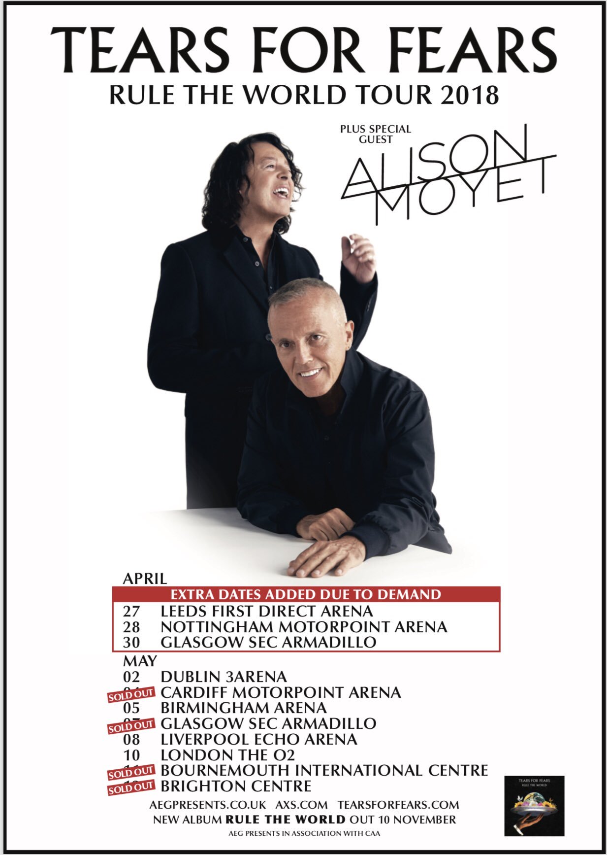 Tears for Fears on Twitter "Tickets are onsale today for the