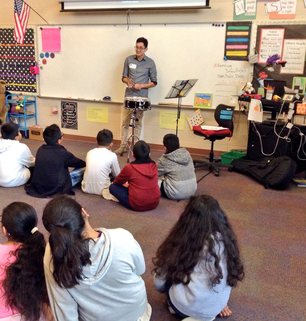 gt_mayhem's tweet photo. Nathan Zamora comes to teach a lesson from UT #utmusic #AISDproud https://t.co/EnwTxUeIVQ