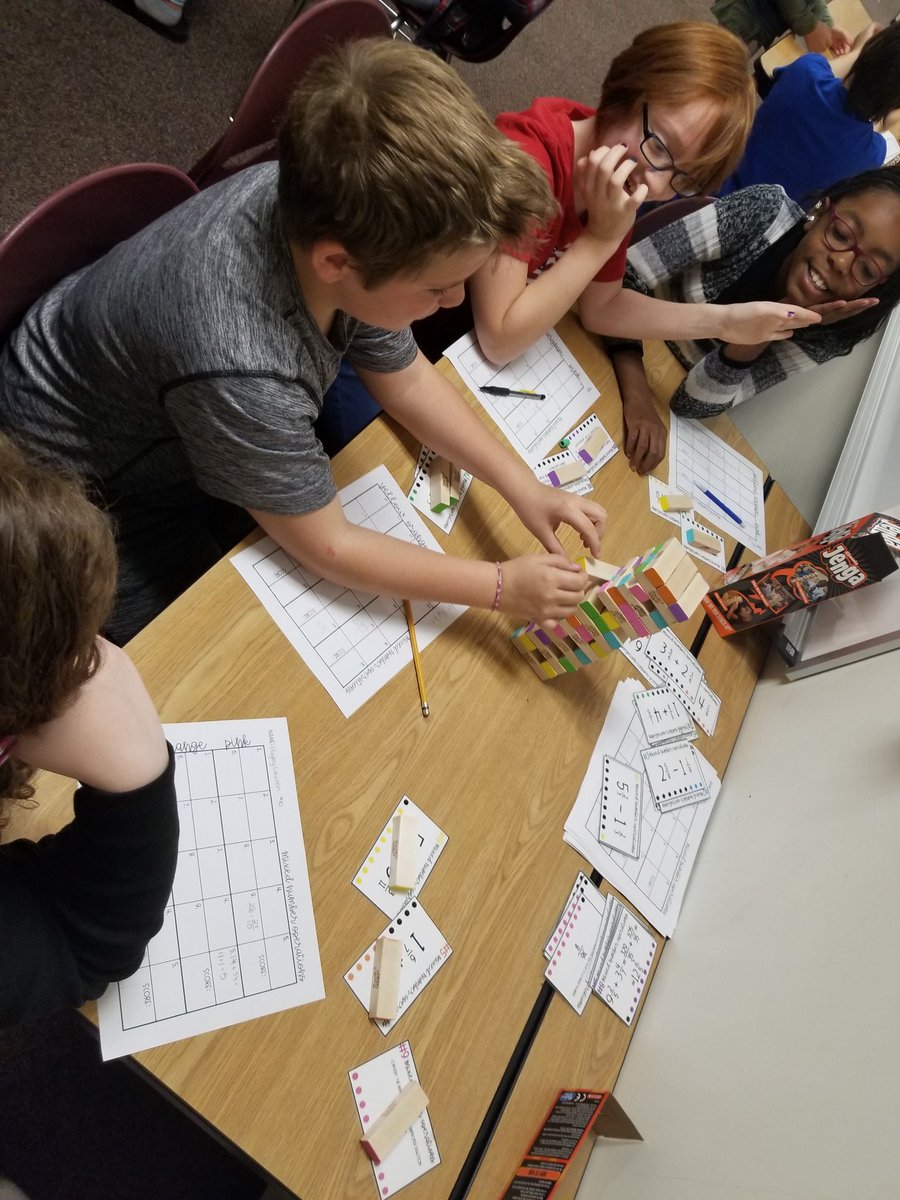 Barkley_AISE's tweet photo. Building math by knocking down  Jenga = SUCCESS! Motivation ✔ Collaboration ✔ https://t.co/QT5ia3Wqlj