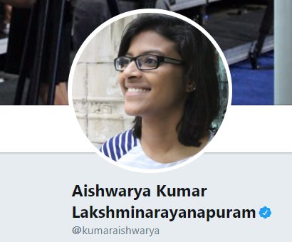 kumaraishwarya's tweet photo. You know @twitter is a clusterfuck when your last name fits the space. #22Letters #WhatIsGoingOn #50characters https://t.co/K7yIy5boHp