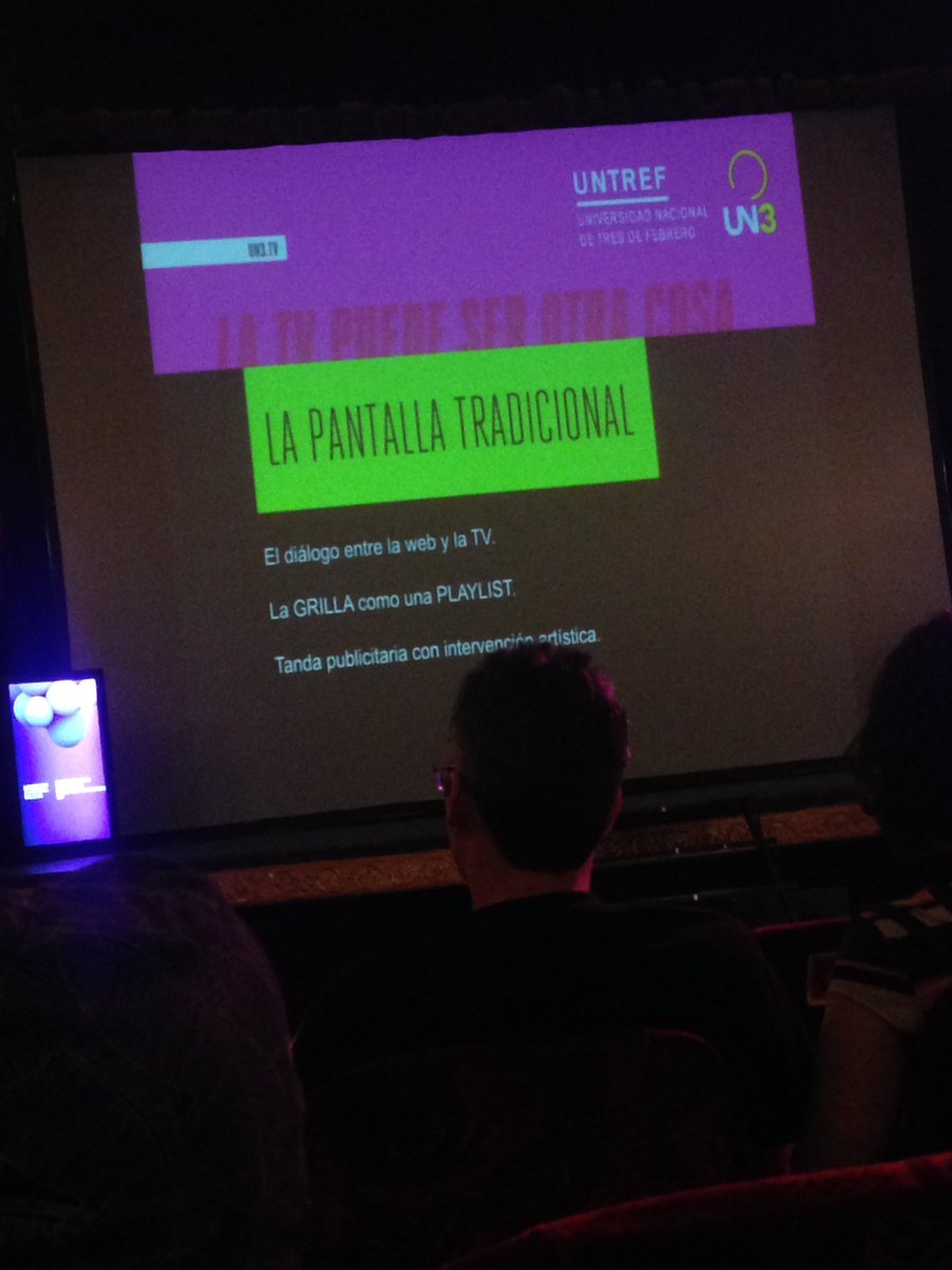 paulasoledad's tweet photo. "Pensar la grilla de la programación como una playlist" sobre el canal de @UNTREF #NeoMediaLab2017 https://t.co/GWO830ieda