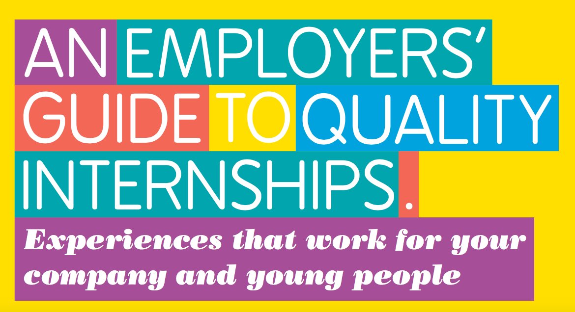 Youth_Forum's tweet photo. 📌 What is a #QualityInternship &amp; how can employers make sure they are providing good quality internship programmes? 

The @Youth_Forum's Employers Guide has the answers! Read it here ➡️ https://t.co/L4VXBbkXdI #InternsDay https://t.co/ELf4gWvMlE