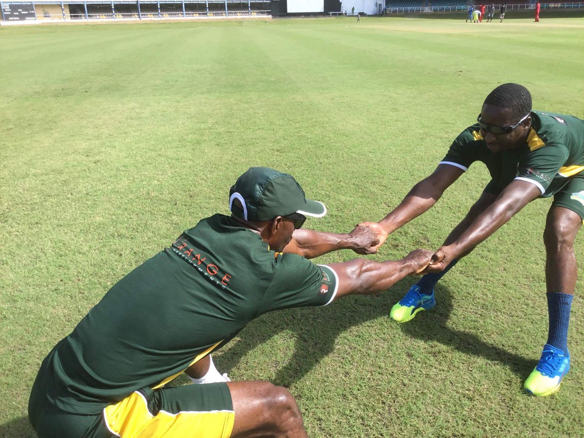 WindwardsV's tweet photo. Warm up session #WinVsTT https://t.co/GAjrPXm1w8