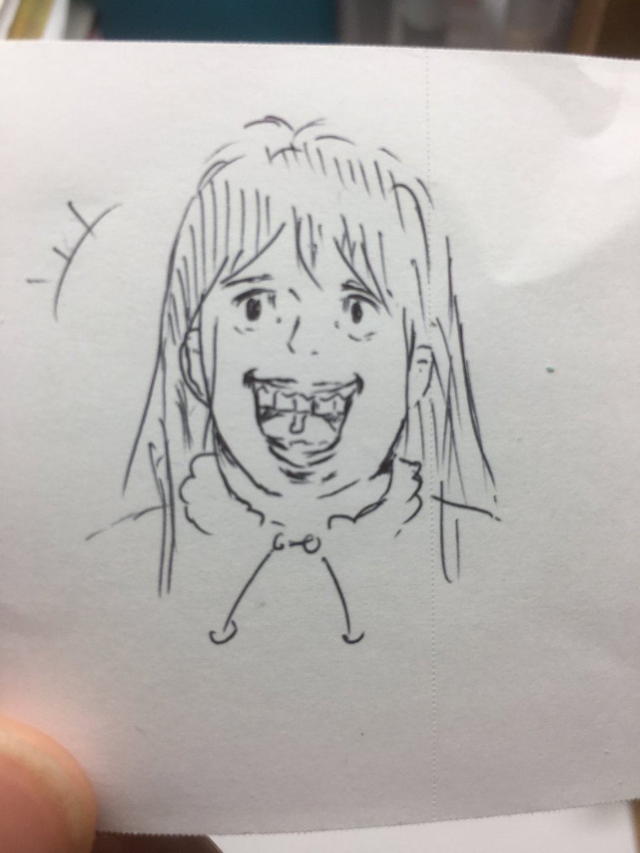 友達の友達の似顔絵 