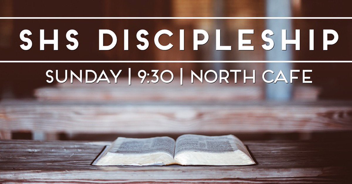 shsfac's tweet photo. Looking for some deeper discussion about your faith? Join us Sunday morning at 9:30! We’ll even buy you a coffee! ☕️ https://t.co/cIyNIonL6z
