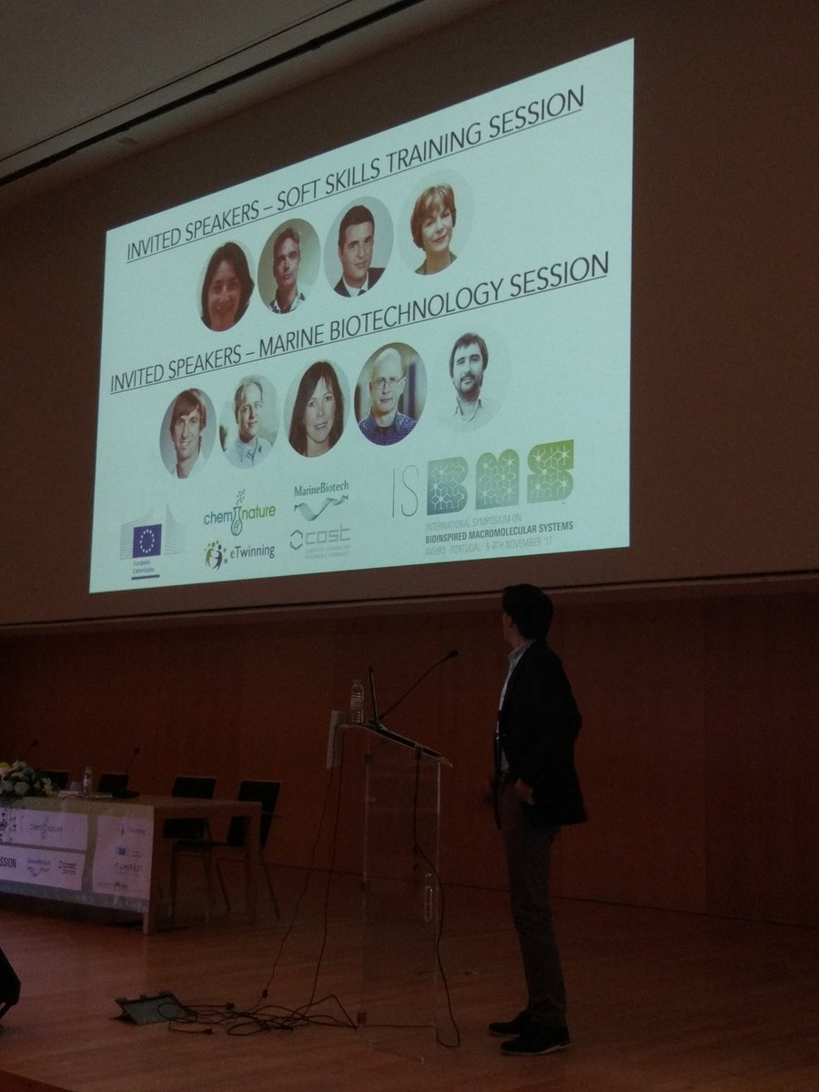 ISBMS2017's tweet photo. Brilliant speech of @Joao_F_Borges acknowledging all the plenary and invited speakers, flash-oral&amp;posters presenters, all attendees, Dept. Chemistry, CICECO, @UnivAveiro, and the support by different projects and companies.
On behalf of @COMPASS_RG THANK YOU 👏 https://t.co/9TJEgSAiJK