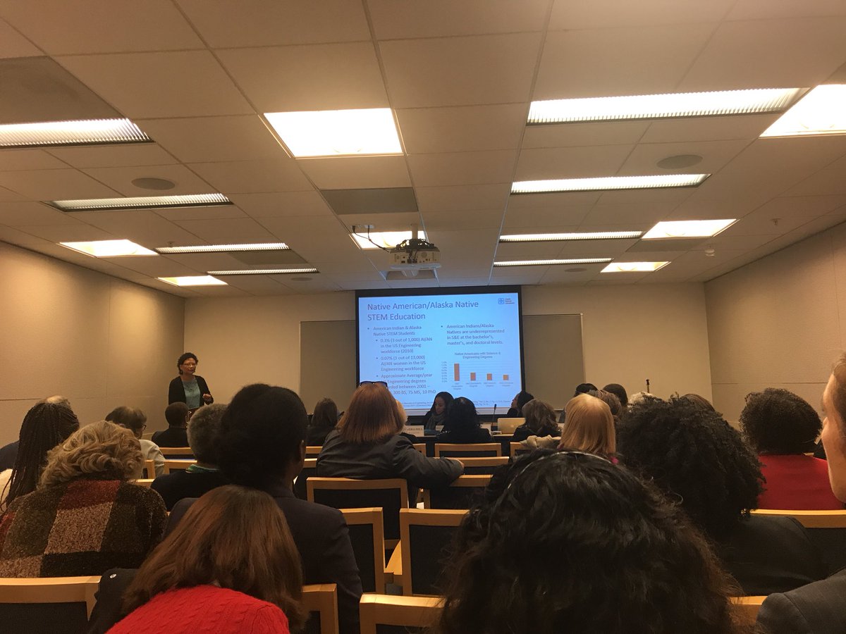 ashleigh_moses's tweet photo. Current state of AI/AN Women in STEM: only 1 of 13,000 AI/AN Women in Engineering Workforce today. This is a crisis. @theNASEM https://t.co/0tFGwmFTyr