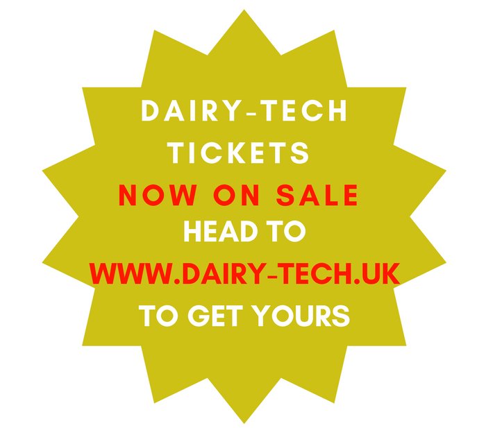 BIG NEWS - DAIRY-TECH TICKET SALES HAVE LAUNCHED! Get yours booked!!