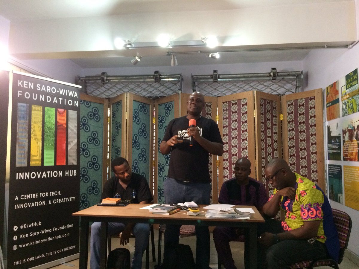 KSIHub's tweet photo. “The level of solidarity we received from citizens before Ken Saro-Wiwa was killed was massive”.-Mr Patrick #KenSaroWiwa #22ndRemembrance https://t.co/ajV8QyWOLn