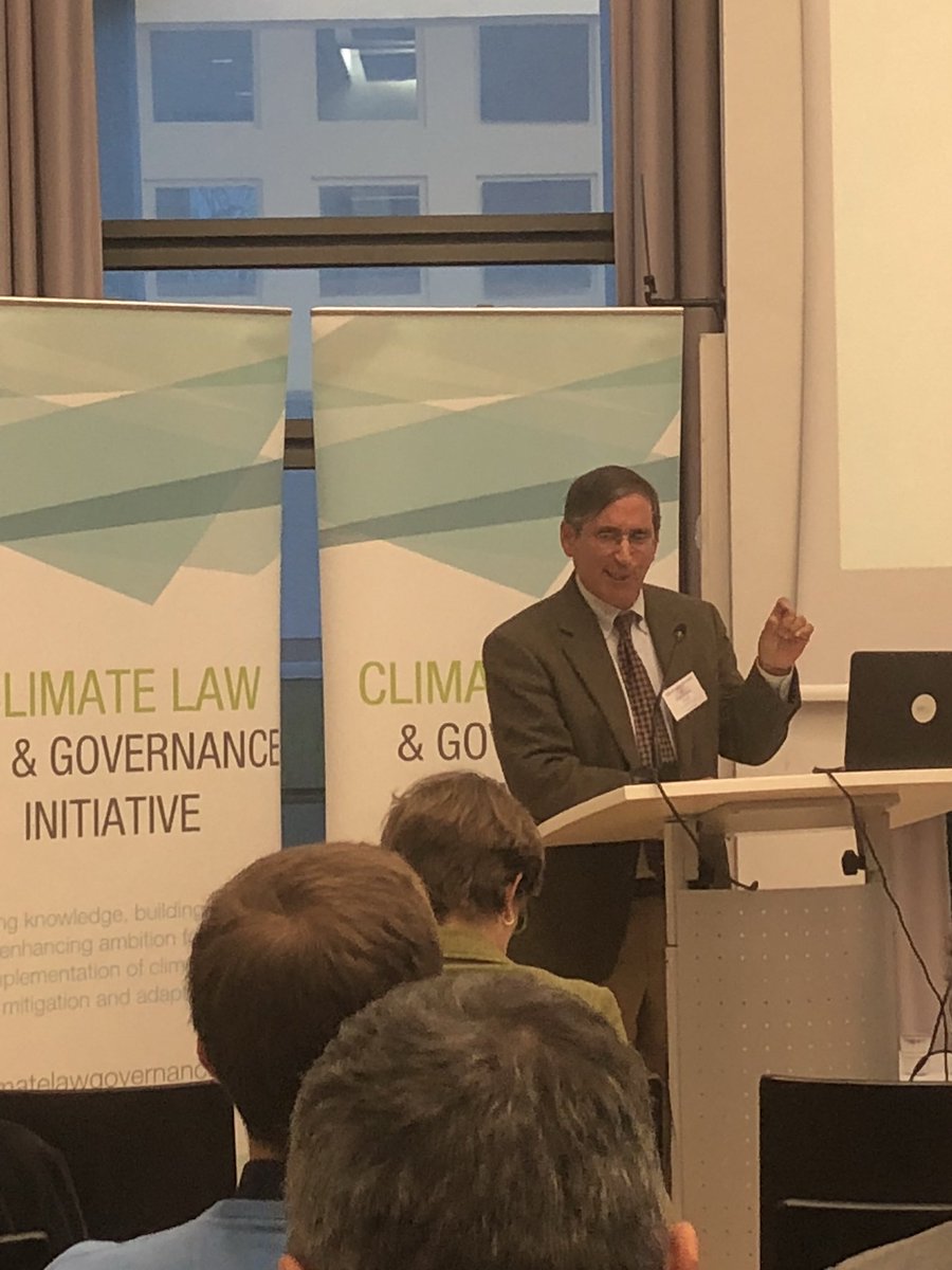 mwgehring's tweet photo. Don’t forget the important international decisions @icao and #KigaliAmendment under #MontrealProtocol with important decisions for the climate regime says @bodanskydm #CLGD2017 @CLGInitiative @intsustainlaw https://t.co/TSKcdvsrN5