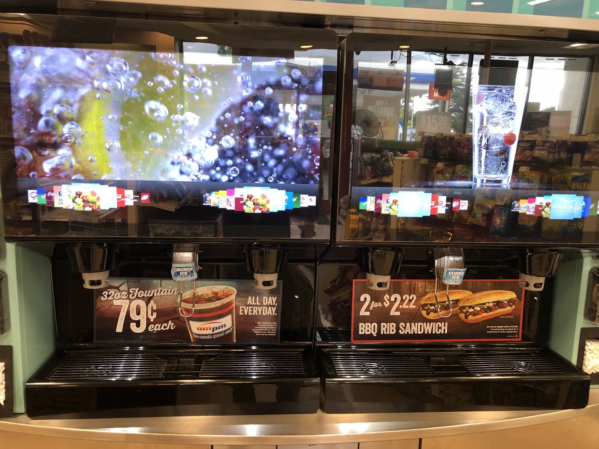 5lbtrout's tweet photo. A fancy fountain drink machine is completely useless w/o diet dew. #OnToTheNextStop https://t.co/JJtXFrBYfY