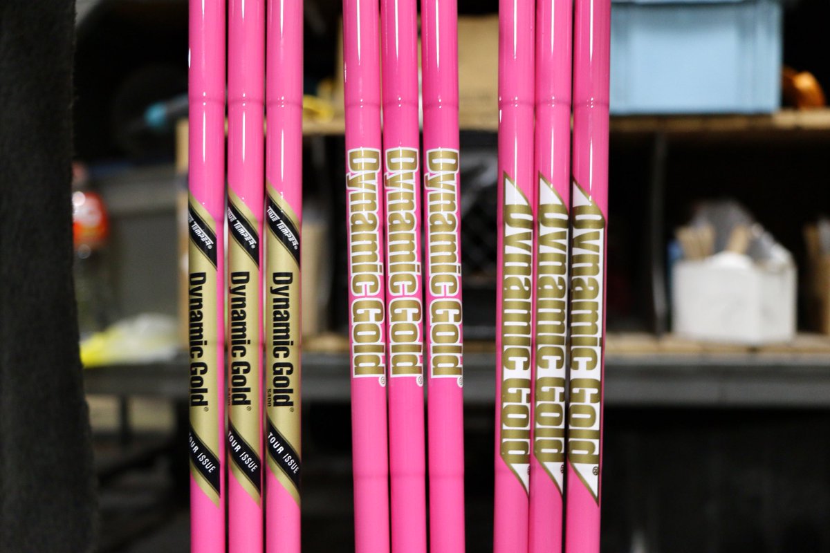 truetempergolf's tweet photo. Think pink. 💕 Add a little color to your bag with these limited edition bubblegum pink wedge shafts.

RT &amp; FOLLOW for a chance to win! https://t.co/5JEVZdVvzj