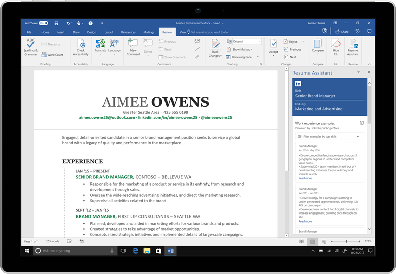 nabil_kassi's tweet photo. Microsoft Word adds LinkedIn-powered Resume Assistant to Office 365 https://t.co/ciD4UwP8SJ https://t.co/HwBCcLG02R
