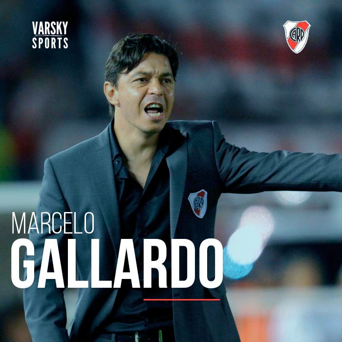 VSportsTM's tweet photo. Marcelo Gallardo continuará como DT de River durante 2018. Les confirmó su deseo de permanecer en el cargo a todos los candidatos a presidente del club. https://t.co/7gLqUPlsTf