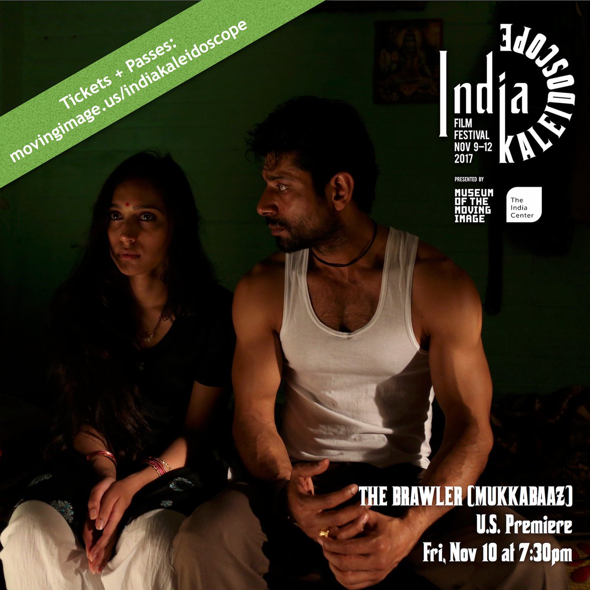 MovingImageNYC's tweet photo. Tonight, @IndiaKaleido Film Fest presents the U.S. premiere of THE BRAWLER #mukkabaaz with director @anuragkashyap72 in person! https://t.co/Qcv8xiFbxx #ikff17 https://t.co/ZenhIYXYYJ