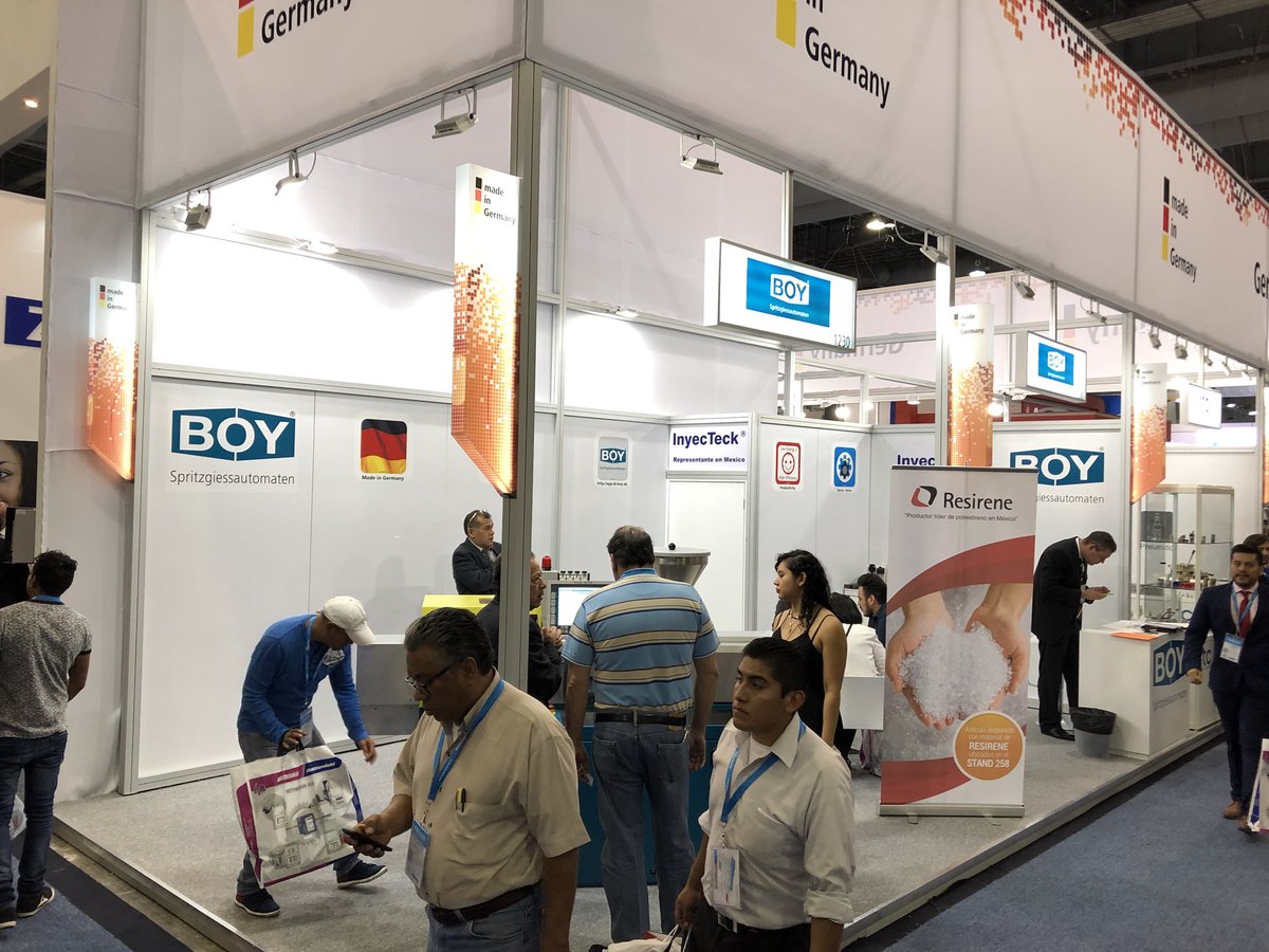 resirene1's tweet photo. Reforzando nuestra presencia en #Plastimagen2017. Resirene agradece a BOY Injection Molding Machines su preferencia en nuestro poliestireno para exhibir sus aplicaciones en el stand #1230. Resirene en #plastimagen es líder de poliestireno en México. https://t.co/UXtYfOluNW