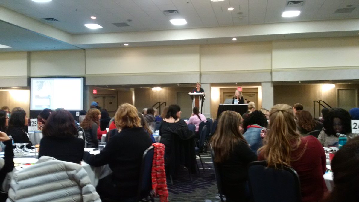 ChildCareYMCA's tweet photo. We are excited to be #CAFRAcolearners at the CAFRA conference today! #qualitychildcare @YMCANorthernAB @YMCA_Canada https://t.co/4YOhOGzOPJ