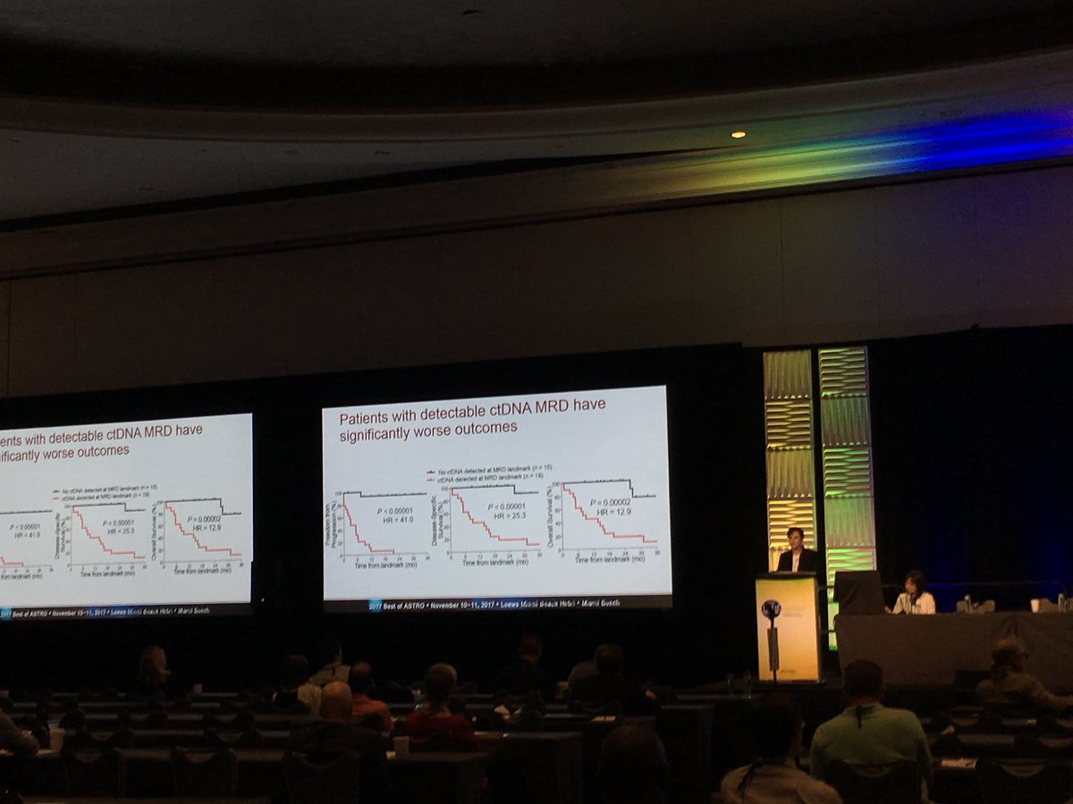DrewMoghanaki's tweet photo. They’re still talking about @aadel_chaudhuri’s presentation from #ASTRO17. This time by Deb Citrin from @NIH at #BestASTRO17. https://t.co/7d5Fcqrb7G
