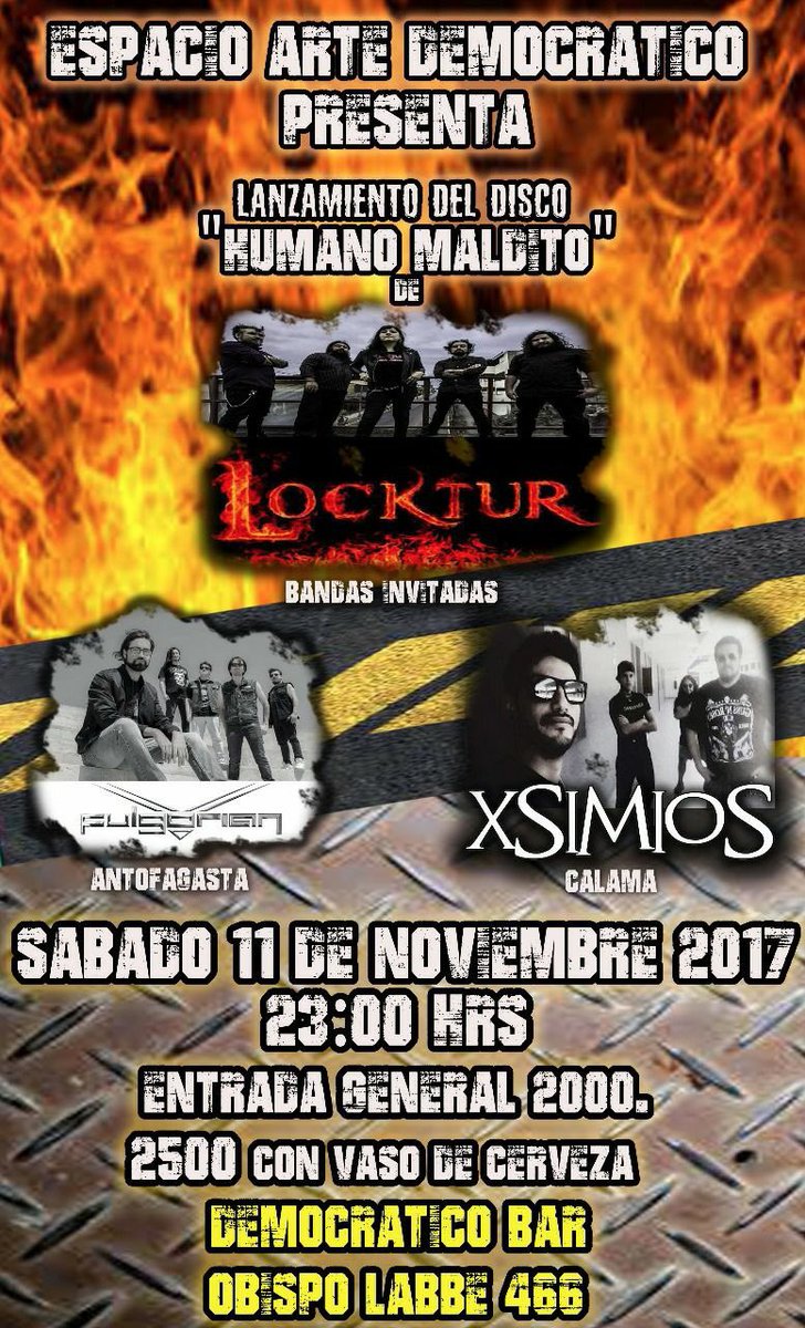 GuayabaStone's tweet photo. [#Sueltalapepa] Mañana sábado 11, Locktur estrena su nuevo EP en el Demo! https://t.co/AnyAnw3Eft #música #Iquique #AltoHospicio. https://t.co/ucjiKlYxnh