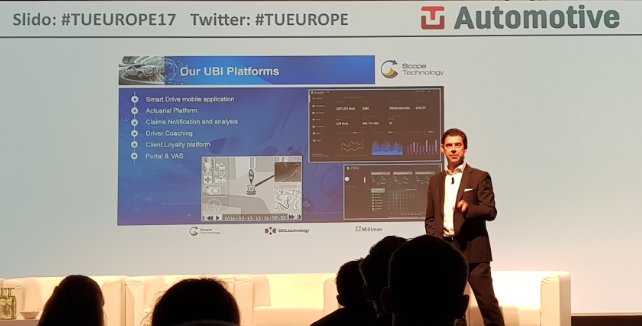 scopetechnology's tweet photo. Scope's Cyril Zeller spoke at the @TUAutomotive Conference earlier this week. Zeller took the stage with @DXCTechnology and discussed 'Unlocking the ROI of UBI' #TUEUROPE https://t.co/Y6YT7T5zmn