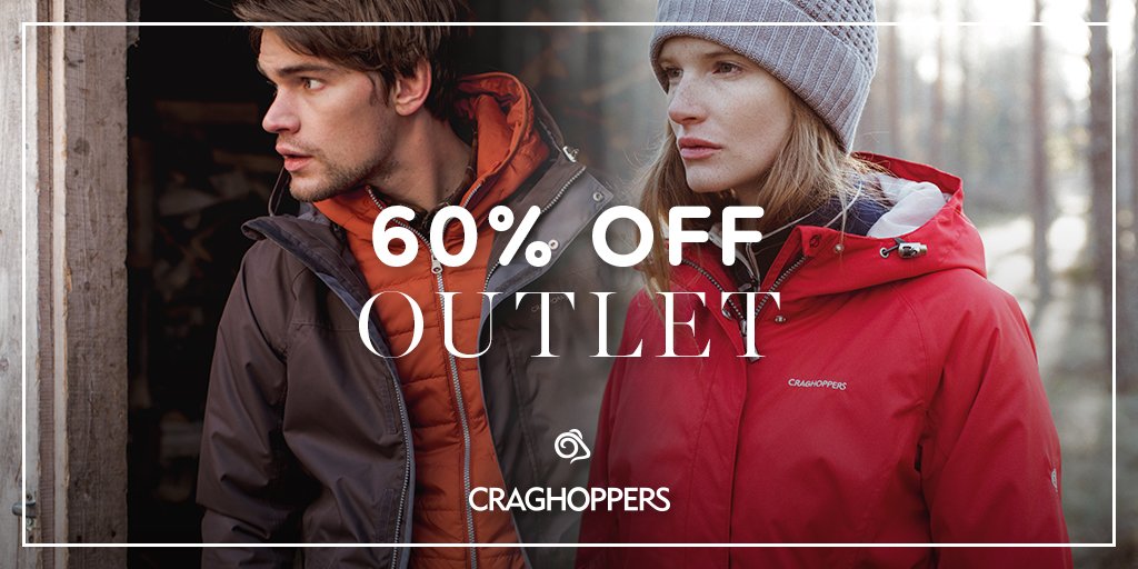 CraghoppersUK's tweet photo. Grab a massive 60% off on our online outlet now! https://t.co/vwryOBfRSh https://t.co/LLu95LnOZo