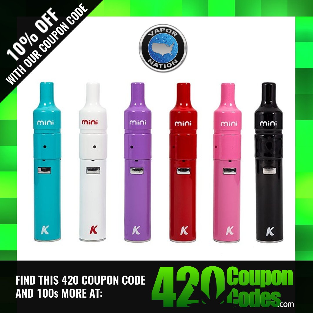 420CouponCode's tweet photo. Get 10% Off #KandyPens Mini #vaporizers from @VaporNation with the #420couponcode found here https://t.co/fkoqLXtHoY https://t.co/ycwNWPHOxj