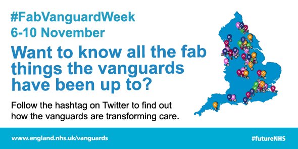 NHSEngland's tweet photo. Check out the #fabvanguardweek hashtag to see all the great things the vanguards have been sharing. https://t.co/7NaPd9DOid