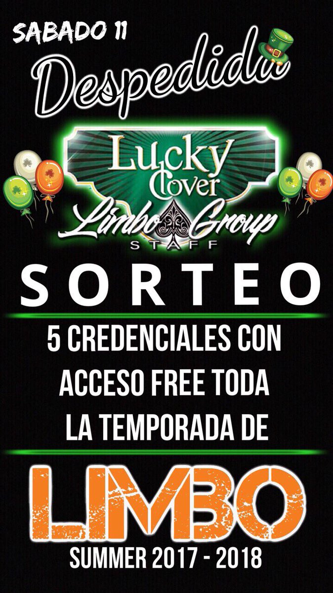 moodstaffok's tweet photo. Estaban en dudas?? Tranquilos...
👑VUELVE el número 1👑
Sin vueltas, sin más que decir #VuelveLIMBO 👏🏻😍💣💥💥
#Sab11 en LUCKY💚☘️
-Sorteamos 5 CREDENCIALES de acceso FREE toda la temporada del VERDADERO BOLICHE DE LA ZONA!!😱😍😍😍
🆃🅴 🅻🅾 🆅🅰🆂 🅰 🅿🅴🆁🅳🅴🆁?? https://t.co/e63XeAD1KH