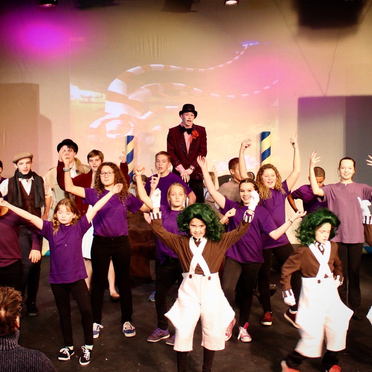 Manhattanarts's tweet photo. Tonight and tomorrow the Chocolate Factory is open! Who will we see at Willy Wonka Jr.? 🍫 https://t.co/vgw9suxjNo