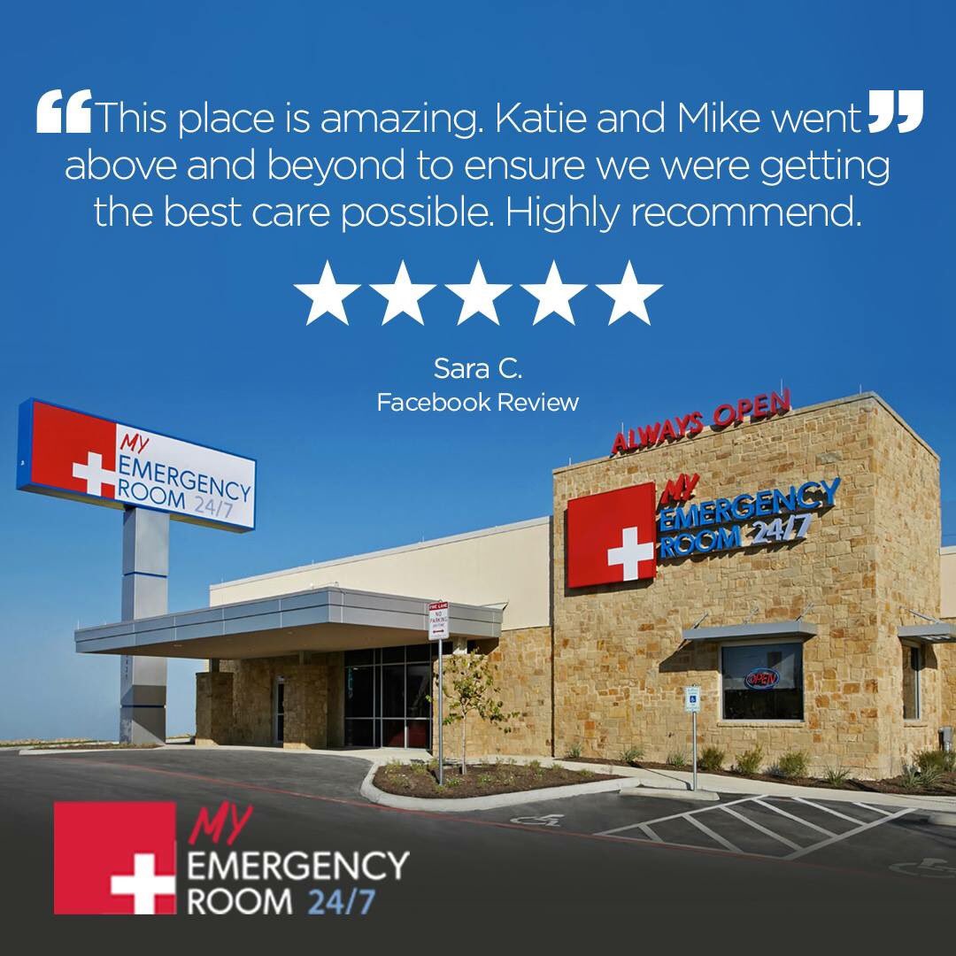 MyEmergencyRoom's tweet photo. "This place is amazing. Katie and Mike went above and beyond to ensure we were getting the best care possible. Highly recommend." Thank you Sara! #myemergencyroom 

https://t.co/5YjopYtc1T https://t.co/9830gotJ0Y