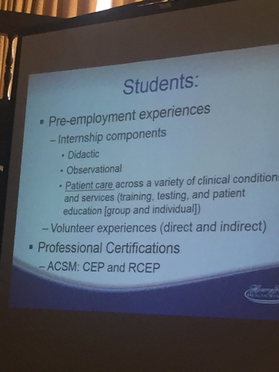 uakron_sens's tweet image. Exercise science students: these are what you SHOULD be getting to be a well rounded clinical ex phys candidate. #MWACSM