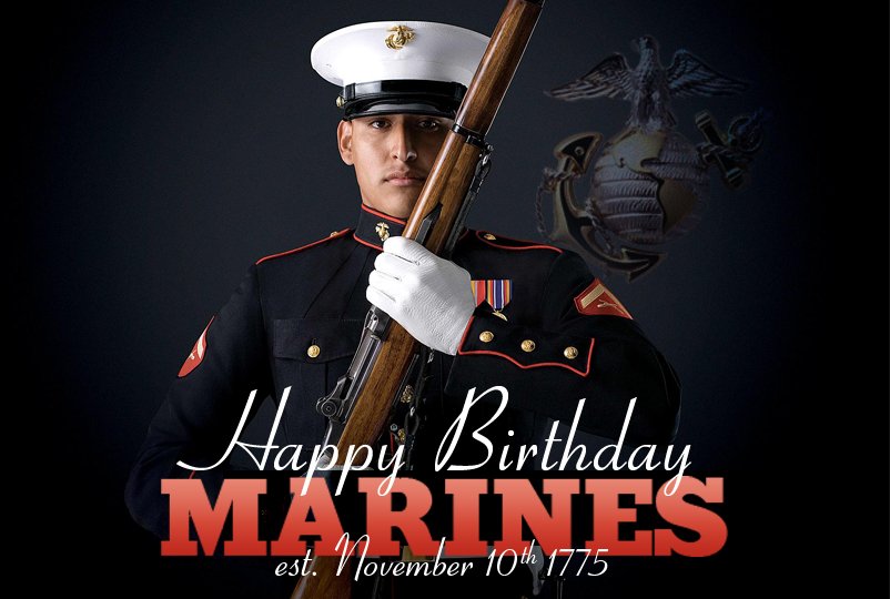 MrsPamMurphy's tweet photo. Happy Birthday Marine Corps!!!

#OfficeMagic https://t.co/bcK7hSx9uz