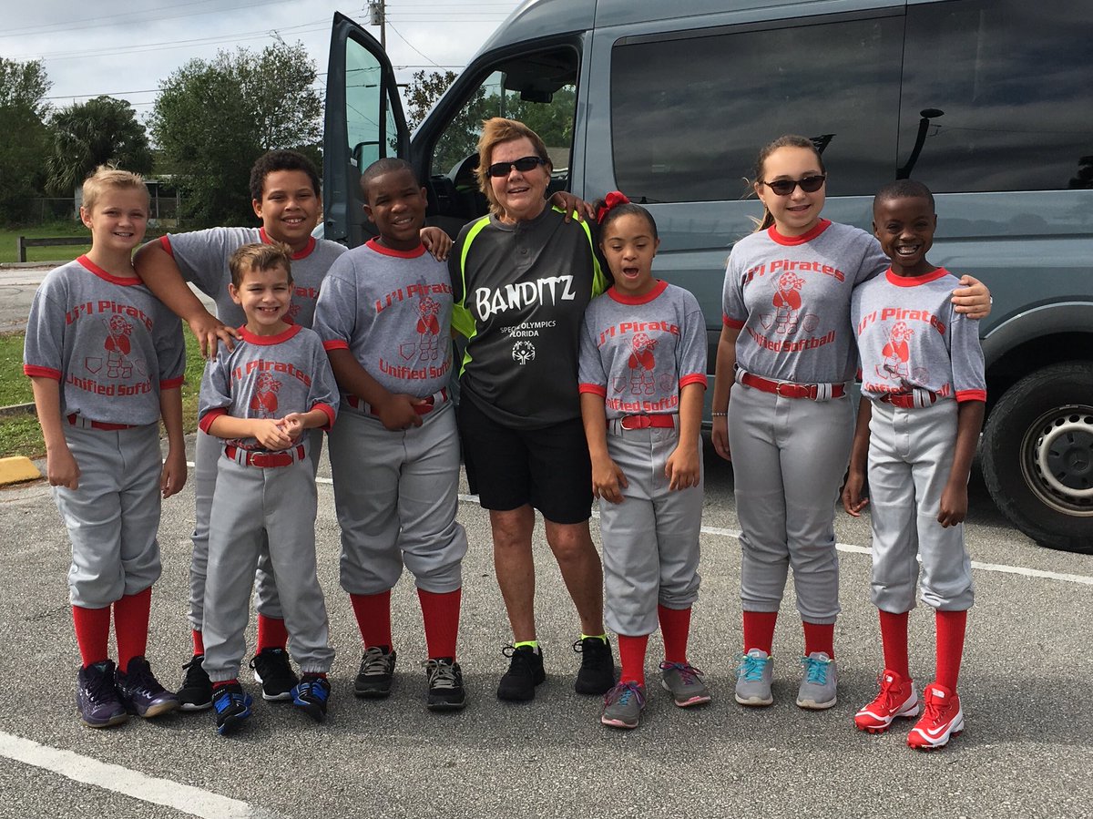 sobrevardcounty's tweet photo. Cheer on your Brevard Banditz and Lil’ Pirates as they travel to the Fall Classic at @espnwws! #PlayUnifiedLiveUnified #SpecialOlympics https://t.co/ufW6PX67cC