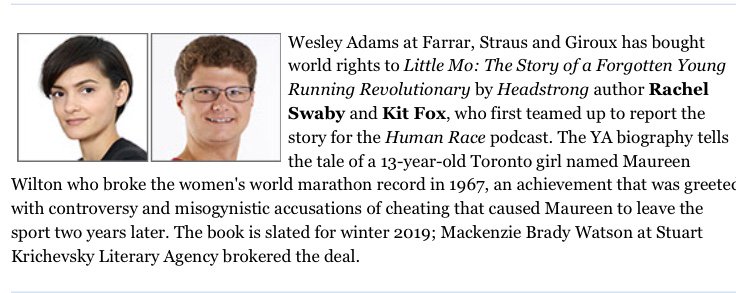 kitfoxwrites's tweet photo. Some exciting news! One of the @rwaudio podcasts @rachelswaby and I worked on is turning in to a book! https://t.co/sn5squCWj3